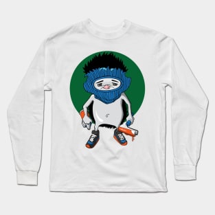 graffiti artist hedgehog Long Sleeve T-Shirt